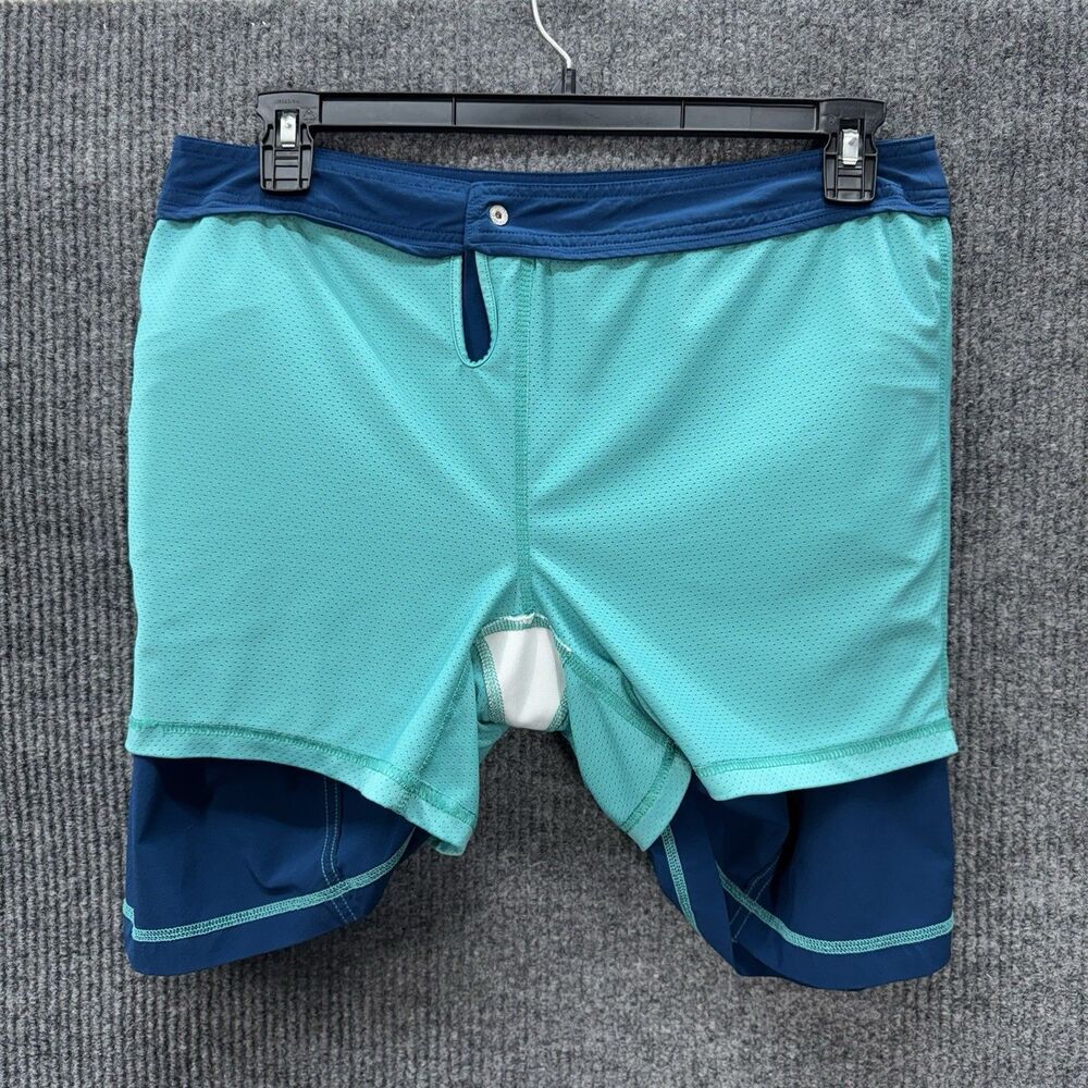 Title Nine Nimblene Swingtastic Skort Size 12 Blue Golf Tennis Pickleball Skirt - Picture 8 of 11